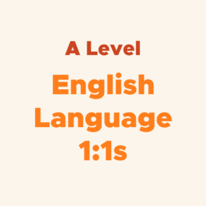 A Level English Language 1-1 Lessons