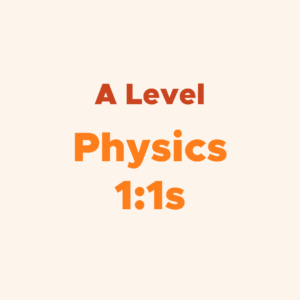 A Level Physics 1-1 Lessons